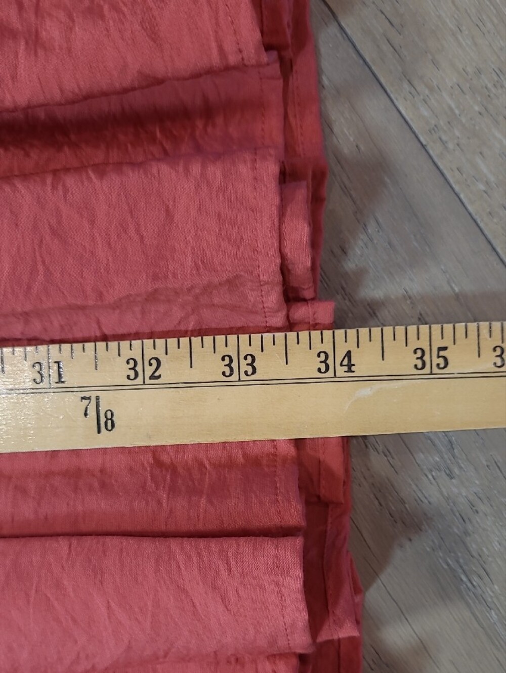 EUC LC Lauren Conrad Skirt Women's sz M Orange Tiered Ruffled Long Skirt - Picture 11 of 12